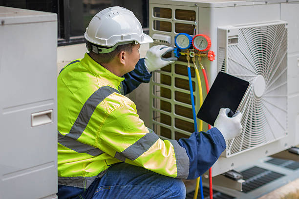 Professional Hvac Repair technician working in Ortonville, MI